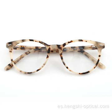 Mujeres oculares baratos plegando hermosos anteojos de acetato de lentes de acetato gafas
